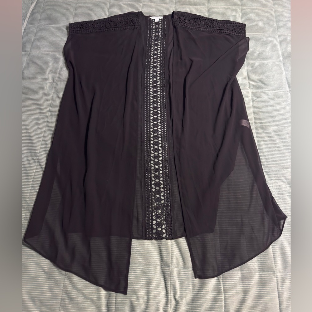 Boutique Chic Black Duster